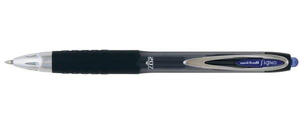 Ручка гелевая автомат. Uni UMN-207 0,7мм синий, шт.