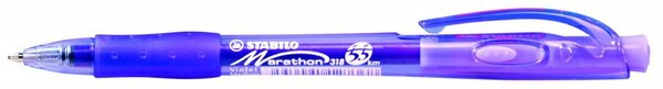 Ручка шариковая автомат. 0,5 мм "Stabilo Marathon" 318 F фиолетовая