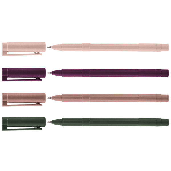 Ручка шариковая 0,7 мм Hatber Tool синяя с колпачком и клипом чернила на масл.основе Ассорти 