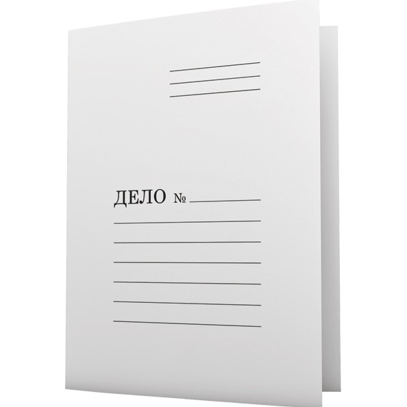 Скоросшиватель А4 "deVENTE" картонный мелованный белый (320 г/м²)