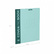 Тетрадь 48 л. кл. Пластиковая обложка ErichKrause® CoverProBook Pastel на скобе, мятный