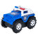 Машина джип-перевёртыш "Парк Техники"4WD на бат., полиция, Bondibon , ВОХ 11х8х8,5 см, арт.M11-2.