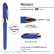 Ручка "MONACO" в подарочном футляре, 0.5 ММ, СИНЯЯ (корпус синий, футляр черный)