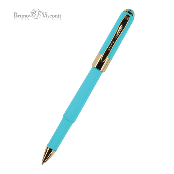 Ручка "MONACO" в подарочном футляре, 0.5 ММ, СИНЯЯ (корпус сине-фиолетовый, футляр черный)
