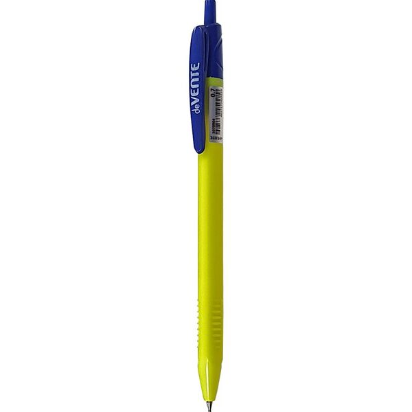 Ручка шариковая автомат. 0,7 мм "deVENTE. Triolino Neon" серия Speed Pro, синяя, ультра гладкое пись