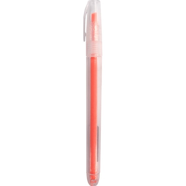 Маркер-текстовыделитель 1-4 мм "Attomex" круглый корпус с клипом, скошенный наконечник, оранжевый