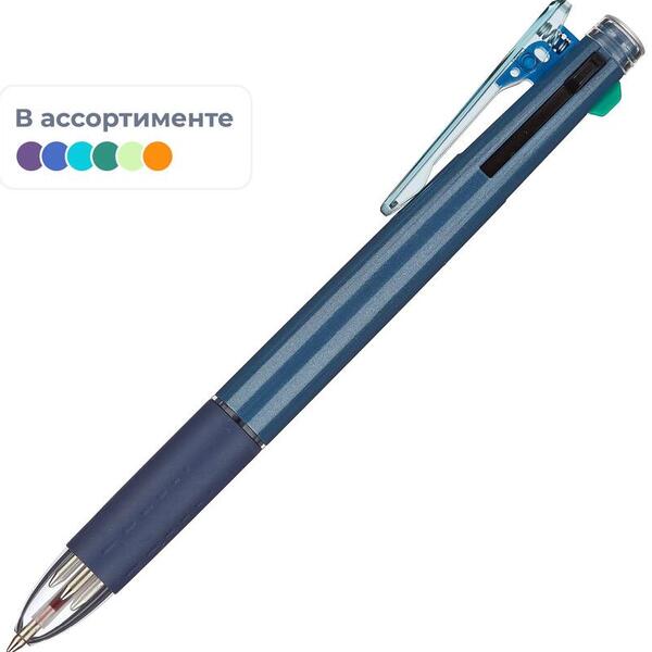 Ручка 4-х цв. шарик. автомат. 0,5 мм M&G асс, манж ABPJ7371040796C