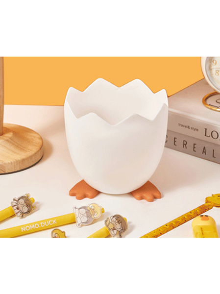 Подставка для пишущих принадлежностей "deVENTE. Duck & egg" 11x11,5x11,5 см, белая