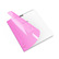 Тетрадь с пластиковой обложкой на скобе ErichKrause® Классика CoverPrо Neon, розовый, А5+, 24 л. кл