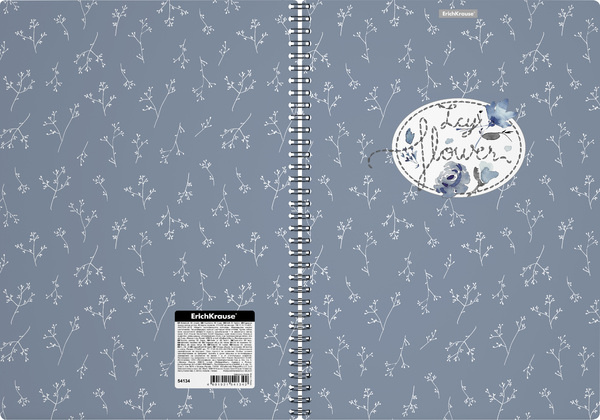 Тетрадь с пластиковой обложкой на спирали ErichKrause® Frozen Beauty, А4, 80 л. клетка