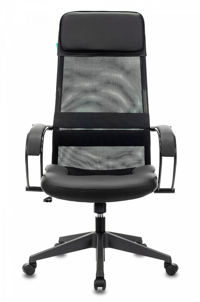 Кресло руководителя Бюрократ спинка сетка черный TW-01 сиденье черный TW-11