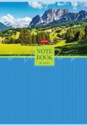 Тетрадь А4 80 л. кл. "Живописные пейзажи" 65г/кв.м 3 диз. в блоке  глянц. ламин