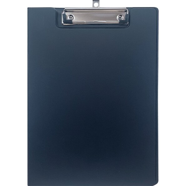 Папка-планшет с зажимом "deVENTE" A4 с внутр. карманом, толщ. 2,5 мм, ПВХ 150 мкм, черная