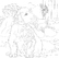 Раскраска для Акварели 18 л А4 210х210мм "Сюжеты для акварели"-Юному художнику. "Белка" 