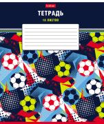 Тетрадь 18 л. кл. "Из чего сделаны мальчишки" 65г/кв.м на скобе,5 диз.в блоке скругл.углы 