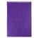 Блокнот А5 80 л. кл. на гребне CANVAS Фиолетовый Пластиковая обложка 