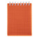 Блокнот А7 80 л. кл. на гребне "LINE NEON" Оранжевый Пластиковая обложка 
