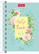Записная книжка А7 40 л. кл. на гребне "Floral dreams" 67х102мм 