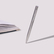 Ручка "FIRENZE" в тубусе прямоугольной формы 1.00 ММ, СИНЯЯ (корпус серебряный, футляр серый)