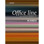 Тетрадь А4 96 л. кл. на спирали "deVENTE. Office line" блок офсет 55 г/м², обложка целлюлозный карто