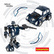 Трансформер 2в1 BONDIBOT Bondibon робот-полицейская машина, метал. детали, ВОХ 24x27,8x10 см, HD81.