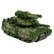 Трансформер 2в1 BONDIBOT Bondibon робот-танк Leopard, цвет зелёный хаки. ВОХ 22х23,3х9 см,