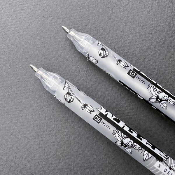 Ручка гелевая 1,0 мм Sketch&Art "UniWrite.WHITE"  БЕЛАЯ
