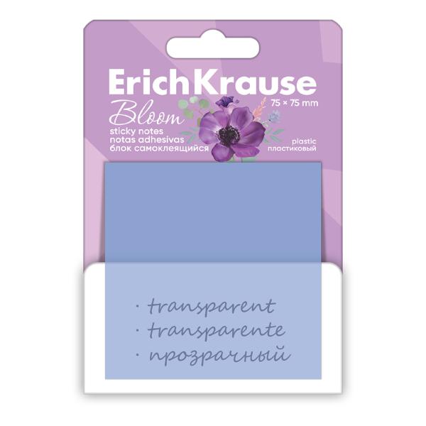 Бумага на л/п 75*75 50 л. ErichKrause Pastel Bloom, пластиковый, ассорти