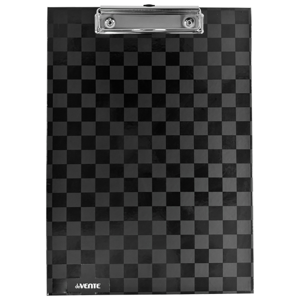 Планшет с зажимом "deVENTE. TOTAL BLACK" A4 картон толщина 2 мм, матовая ламинация, выборочный лак, 