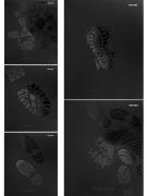Тетрадь 48 л. кл. "СЛЕД" цвет.мел.обл., матов. ламин., выб. лак