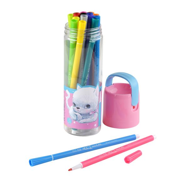 Фломастеры 18 цв. "KIDSCOLOR" В ПЛАСТИКОВОЙ ТУБЕ