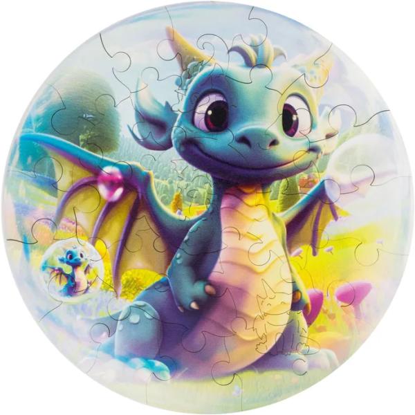 Пазл деревянный 30 эл. "Дракончик" UNIDRAGON