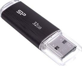 Флеш Диск Silicon Power 32GB Ultima U02 SP032GBUF2U02V1K USB2.0 черный