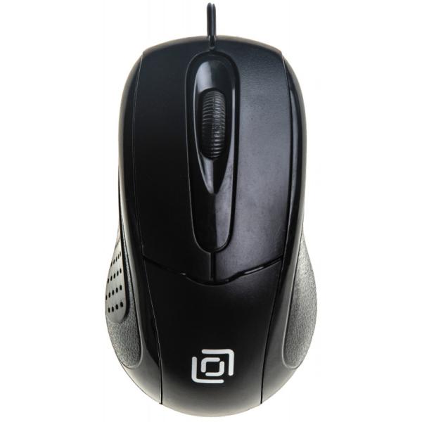 Мышь Оклик 305M черный оптич. 1000dpi USB 3but ()