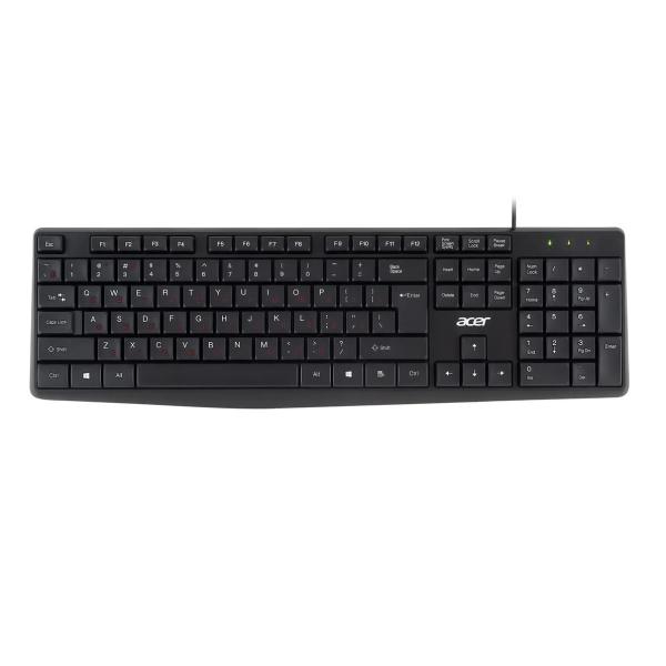 Клавиатура Acer OKW121 черный USB (ZL.KBDEE.00B)