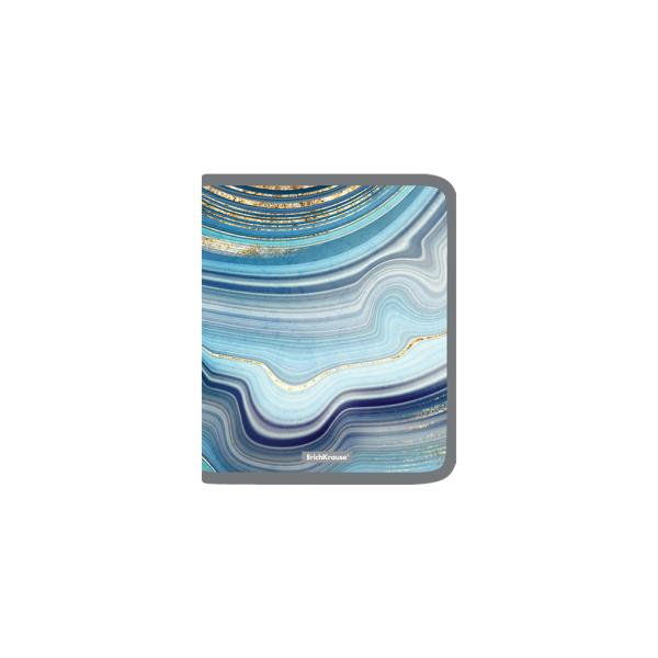 Папка для тетрадей на молнии ErichKrause® Marble Kyanite, А5+ пластиковая 