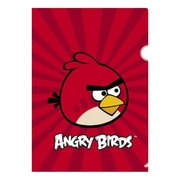 Папка-уголок "ANGRY BIRDS" Hatber А4 Пластик