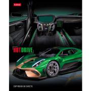 Тетрадь 80 л. кл. "HOT DRIVE" на скобе 