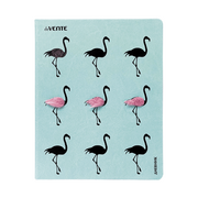 Дневник "deVENTE. Fur flamingo" универсальный блок, твердая обложка из искусственной кожи