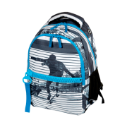 Рюкзак подростковый "deVENTE. Big Zip. Skate" 40x29x19 см, вес 400 г, эргономичная вентилируемая спи
