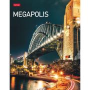 Тетрадь на кольцах 240 л. А5 "Megapolis" глянц. ламинация  в индив.упак.