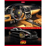 Тетрадь 48 л. кл. "SUPER CARS" 5 диз.в блоке скругл.углы 