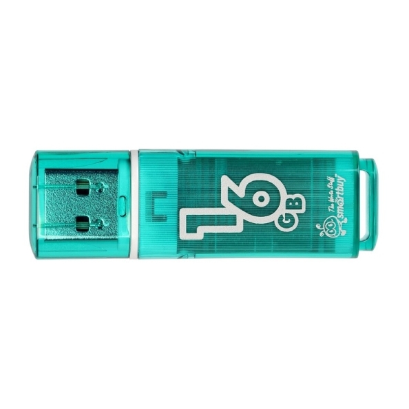 USB Флэш-драйв 16ГБ Smart Buy Glossy series Green