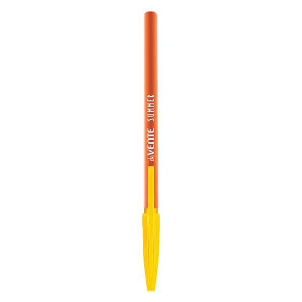 Ручка шариковая 0,5 мм "deVENTE. Summer" неоновый корпус с полупрозрачным держателем, синяя