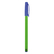 Ручка шариковая 0,7 мм "deVENTE. Triolino Neon" ультра гладкое письмо, масло, трёхгр.,синяя