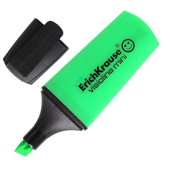 Маркер-текстовыделитель ErichKrause Visioline V-12 Mini Neon зеленый
